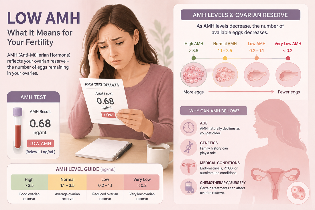 Low AMH? Don’t Panic. Understanding Ovarian Reserve and How to Support Egg Health
